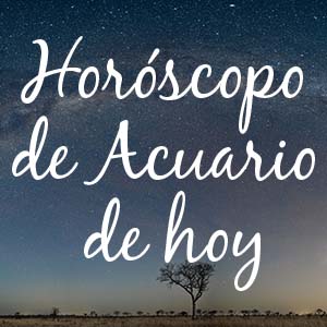 Horoscope de Acuario para hoy