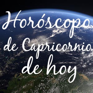 Horoscope de Capricornio para hoy